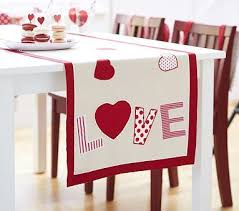 Valentine S Day Table Runner Love Valentines Valentines Day Decorations Valentine Decorations