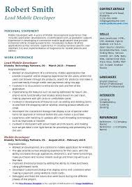 Today, we are sharing 50 free resume (cv templates) in photoshop psd, illustrator ai, indesign indd format, sketch app and and xd format. Mobile Developer Resume Samples Qwikresume