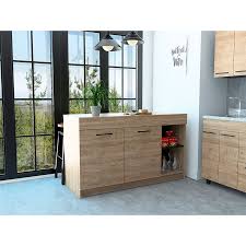Si estás buscando cocinas para tu casa, te proponemos ver: Barra Cocina Luna Miel Wengue 90 X 150 X 60 Los Muebles Mas Baratos