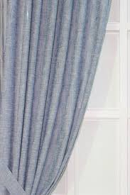 Lacivert Keten Fon Perde Seti Fon Perdeler Perde Perdeler