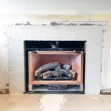 Ceramic tile is completely fireproof at any temperature. How To Tile A Fireplace Even If It S Brick The Handyman S Daughter