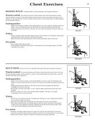 Chest Exercises Bowflex Xtl User Manual Page 21 80