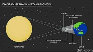 Catat Ini Waktu Gerhana Matahari Cincin Terlihat Di Langit Surabaya
