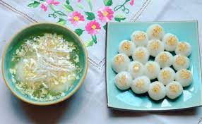 Sau khi xay mịn, chúng ta lấy túi vải phin bọc lại, treo lên 1 ngày, nước sẽ chảy xuống hết, lúc đó là còn. Táº¿t Han Thá»±c Phan Biá»‡t Banh Troi Banh Chay Banh Troi NÆ°á»›c Troi Kho