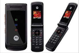 Black 1.6" Motorola W270 GSM Cheap Flip ...