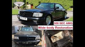 Mercedes 500 Sec Amg Widebody Restoration Youtube