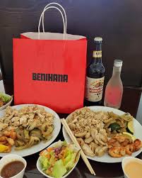 They showcase fresh seafood, beef and chicken alongside vegetables and rice. Benihana Send Dad Hibachi And Get Some For You Too Preorder A Family Meal For 2 4 Or 6 For Delivery Order Benihana Com Facebook