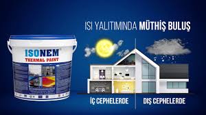 Uygulandığı her alanda ısı yalıtımı yapar. Isonem Thermal Paint Isonem Boya Yalitim Teknolojileri