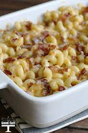 Four Cheese Bacon Mac And Cheese Recipe Grace And Good Eats Recipe Recipes Food Food Dishes