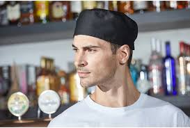 Chapeau plat classique pour hommes et femmes, chapeau de chef, casquettes  de travail de serveurs, toque de chef amusante, qualité