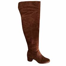 Since block heel shoes and booties were a hot fall trend, it only seems natural that the trend will continue this winter. Sam Edelman Camel Suede Over The Knee Boots Size Us 7 My Good Closet