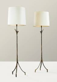 alberto giacometti a pair of patinated bronze floor lamps designed circa 1936 floor lamp design bronze floor lamp vintage mid century lamps