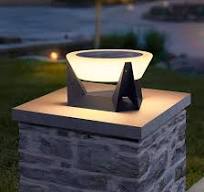 MVBT Solar Post Lights, 15" Outdoor Column Light Waterproof ...