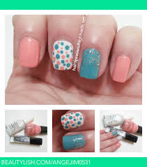 Ombré nails are perfect for creating a modern everyday look or to celebrate special occasions. Coral And Teal Manicure Angela P S Angejim0531 Photo Beautylish