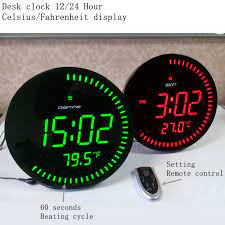 Find furniture & decor you love at hayneedle, where you can buy online while you explore our room designs and curated looks for tips, ideas & inspiration to help you along the way. 3d Creative Circular Large Led Digital Wall Clock Modern Design Home Decor Decoration Big Decorative Round Desk Watch Red Green Designer Wall Clock Wall Clockwall Clock Design Aliexpress