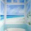 Here are some pictures of the bathroom mural ideas. 1