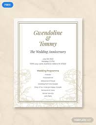Preferred by hosts who are organising a sophisticated and elegant birthday celebration, the birthday program templates specifies all the details of the event with clarity. Lot Wedding Program Examples Wedding Program Template Publisher Insymbio