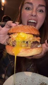 Saying yes to every restaurant who DM’d me! @bluedognyc #foodie #reels  #eating #burger #nycfood #mukbang