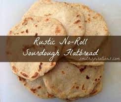 Rustic No Roll Sourdough Flatbread Recipe Sourdough Baking Sourdough Flatbread Recipe Real Food Recipes