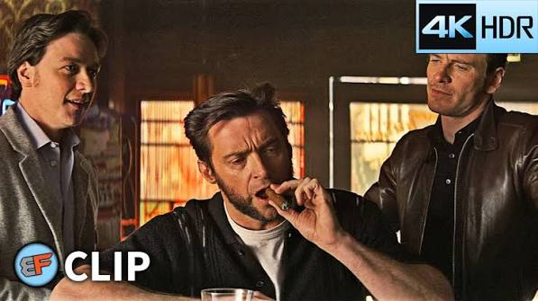 Recruiting Mutants - Wolverine Cameo Scene | X-Men First Class (2011) 4K  HDR Movie Clip
