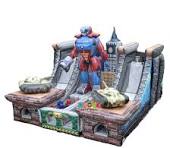 New Design Robot Commercial Giant Outdoor Obstacle Course Bounce House  Inflatable Obstacle Course for Kids and Adults