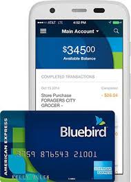 Bluebird Card Amx And Mobile App Free Card When Purchased Online Add Funds For Free With Direct Deposit Prepaid Debit Cards American Express Expressions