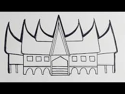Maybe you would like to learn more about one of these? Menggambar Rumah Adat Gadang Minangkabau Sumatera Dengan Mudah Menggambar Dan Mewarnai Rumah Adat