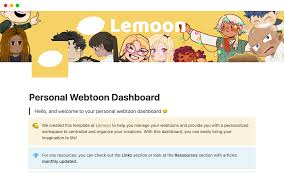 Personal Webtoon Dashboard | Notion Template