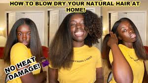 Like lation says, the major key to blowing out natural hair is all in the prep work. How I Blow Out My Long Natural Hair At Home Smooth Results With No Damage 2020 Simone Nicole Youtube