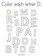 Make your promotional materials stand out with a custom flyer. Letter D Coloring Pages Twisty Noodle