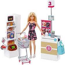 Barbie Muneca Vamos Al Supermercado Accesorios Muneca Mattel Frp01 Barbie Y Sus Hermanas Juguetes De Barbie Carro De Barbie
