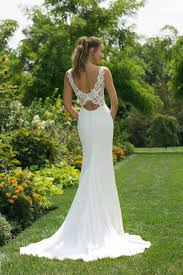 Sweetheart Gowns Style 11023 V Neck Straight Gown With Double Key Hole Back Straight Wedding Dresses Wedding Dresses Wedding Dresses Simple