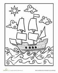 You'll find a huge range of pretty flower designs on this page, from simple outlines to more detailed and intricate drawings, plus beautiful flower letter and number coloring pages too! Mayflower Worksheet Education Com