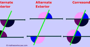 Parallel Line Transversal Angle Picture Math Geometry 8th Grade Math Math Lessons