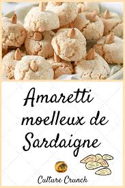 amaretti moelleux de sardaigne la recette facile recette recette facile recettes de cuisine