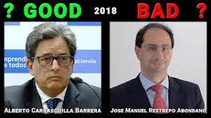 Doctores josé manuel restrepo abondano ministro de comercio, industria y turismo jonathan malagón gonzález ministro de vivienda, ciudad y territorio e. Colombia Alberto Carrasquilla Barrera Jose Manuel Restrepo Abondano How Good Bad They Were 2018 Youtube