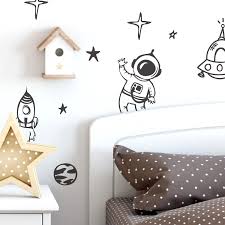 Check out our stickers list and find the one that suits you the best! Space Wall Sticker Transfer Graphic Decal Decor Art Stencil Boys Rocket Stickers Home Decor Stickers