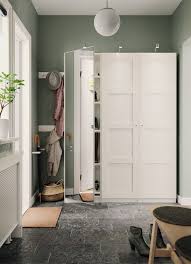 Bergsbo White Door With Hinges 50x195 Cm Ikea Pax Wardrobe Ikea Pax Wardrobe Ikea