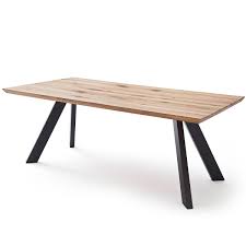 Esstisch Baloo 180x90 Cm In Eiche Massiv Metall Mobel Ideal