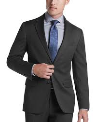 You'll have to get them cleaned at a dry cleaner, or take them to a laundromat with a bedding washer. Joe Joseph Abboud Black Tic Wool Blend Slim Fit Washable Suit Men S Suits Men S Wearhouse