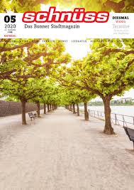 In dieser region gibt es noch keinen von bewertet.de empfohlenen dienstleister. Schnuss 2020 05 By Schnuss Das Bonner Stadtmagazin Issuu