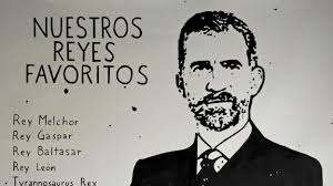 Una obra de ARCO asemeja a Felipe VI con King África, los Latin Kings o  Burger