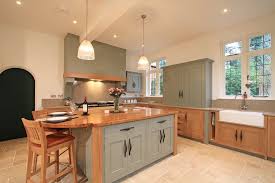 Painted Oak Kitchen Cabinets After Remodel With Two Different Colors Light Gray And White Plus Oak Kitchen Cabinets Transitional Kitchen Design Kitchen Design