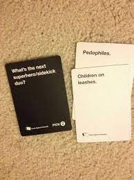 My Friends Get A Little Crazy When They Play Cards Against Humanity Cards Against Humanity Funny Memes Funny Images