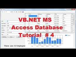Vb Net Ms Access Database Tutorial 4 How To Use Chart Graph With Local Database In Vb Net