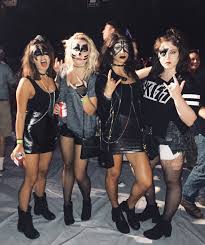 Black And White Duo Halloween Costumes Halloween Costume Diy Group Costume Kiss Costume Girls Kiss Costume Famous Groups Leather Co Kiss Costume Badass Halloween Costumes 90s Halloween Costumes