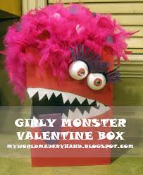 Girly Monster Valentine Box Tutorial Manualidades San Valentin