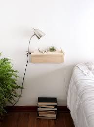 Emfogo floating shelf with drawer rustic wood wall shelves for storage and display multiuse designed with black metal top frame and solid oak spacious drawer. 21 Diy Floating Nightstands Floating Shelf Nightstand Ideas