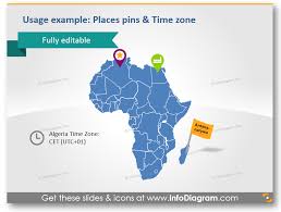 Five time zones are indicated by different colors on the europe time zone map. Time Zone Place Pin City African Map Blog Creative Presentations Ideas
