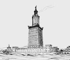 Pixlr tutorial create a coloring book page from a personal photo. Lighthouse Of Alexandria Wikipedia